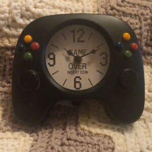 Black Game Controller Wall Clock